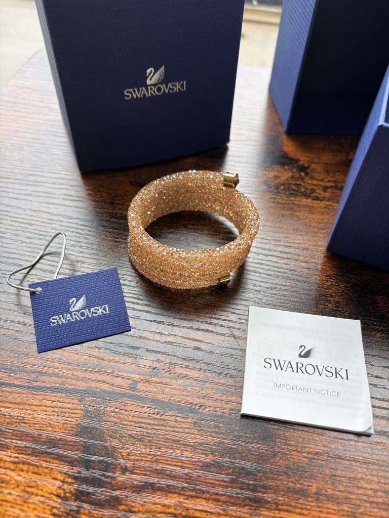 Originele Swarovski armband stardust double wrap magnetisch, Sieraden, Tassen en Uiterlijk, Armbanden, Ophalen of Verzenden, Zo goed als nieuw