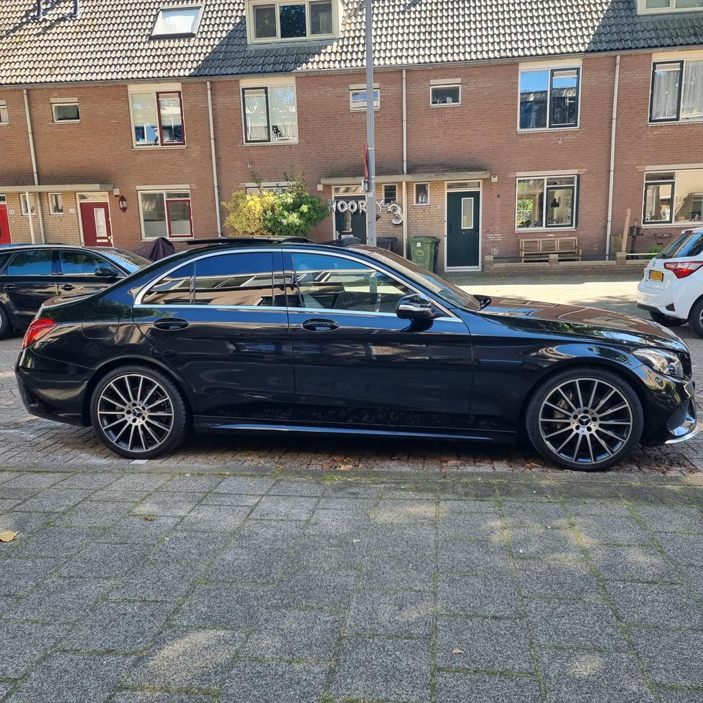 Mercedes-Benz C-Klasse 2.1 CDI C220 Sedan AUT 2014 Zwart, Auto's, Mercedes-Benz, Automaat, Achterwielaandrijving, 1800 kg, 4 cilinders