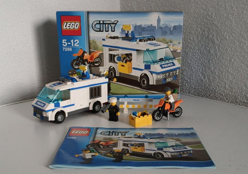 Lego City Politie Transport 7286 - Complete Set, Ophalen of Verzenden