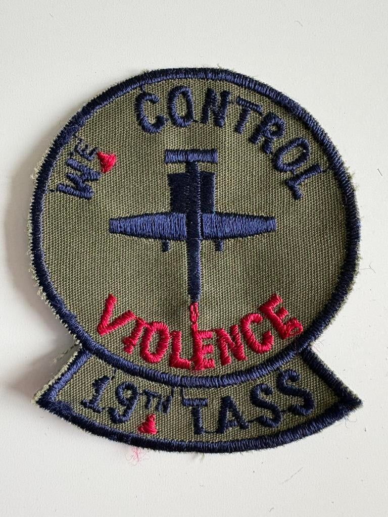 USAF 18th Tactical support squadron patch, Verzamelen, Militaria | Algemeen, Ophalen of Verzenden, Luchtmacht, Nederland, Embleem of Badge