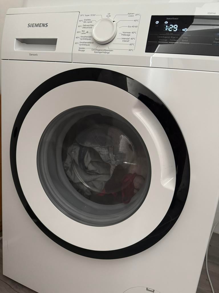 Wasmachine Siemens, Ophalen of Verzenden, Zo goed als nieuw, 85 tot 90 cm, 1200 tot 1600 toeren