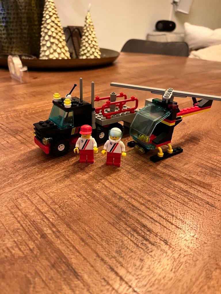 Lego 6357 Stunt 'Copter 'n' Truck (1988) Compleet, Lego, Ophalen of Verzenden, Complete set, Inclusief instructies