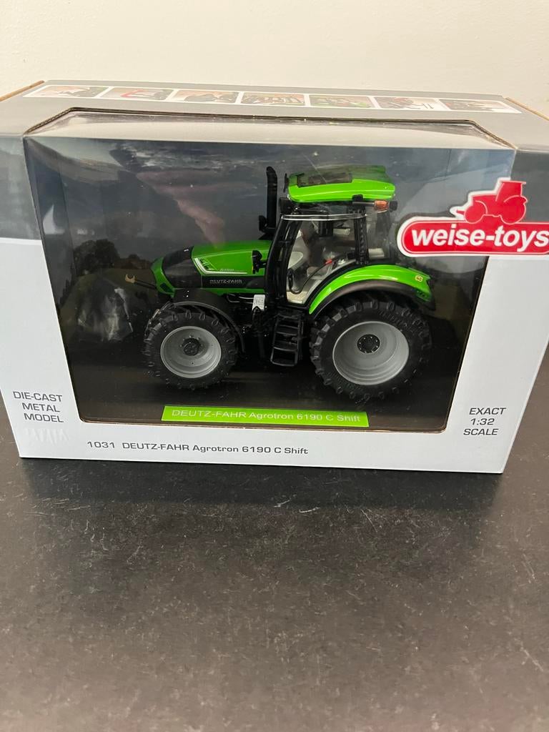 Deutz-Fahr Agrotron 6190 C Shift modeltractor Weise-Toys, Ophalen of Verzenden, Nieuw, Tractor of Landbouw, Overige merken