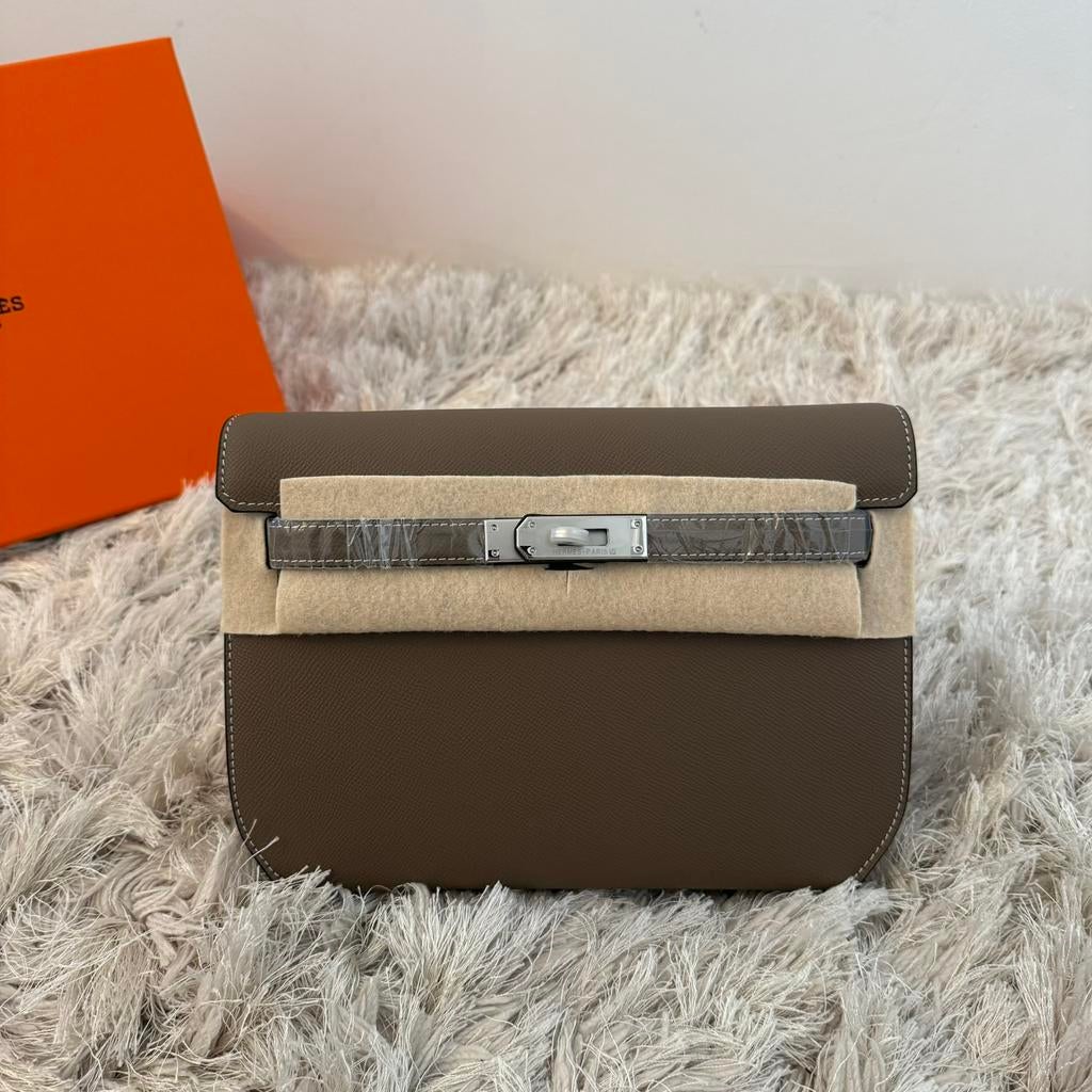 Hermes kelly depeches 25 epsom heren MEERDERE KLEUREN tas, Ophalen of Verzenden, Nieuw, Zwart, Leer
