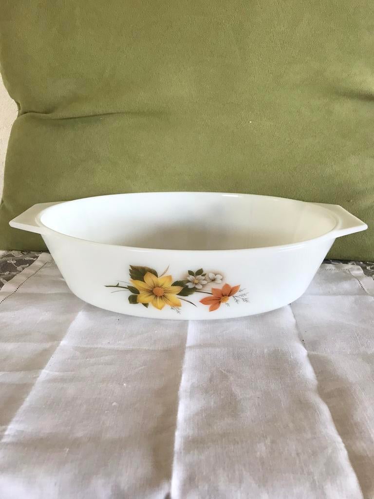 Vintage Pyrex ovenschaal (021018), Gebruikt, Ophalen of Verzenden, Overige stijlen, Glas