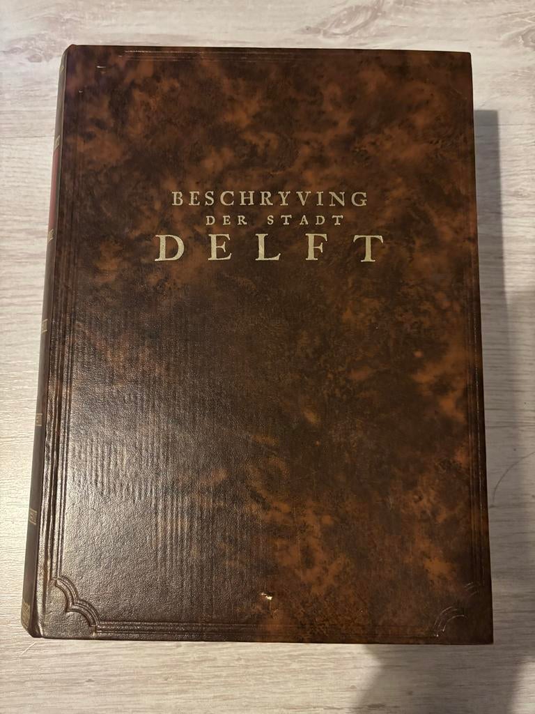 Beschrijving van der stadt Delft - Oud boek, Ophalen of Verzenden