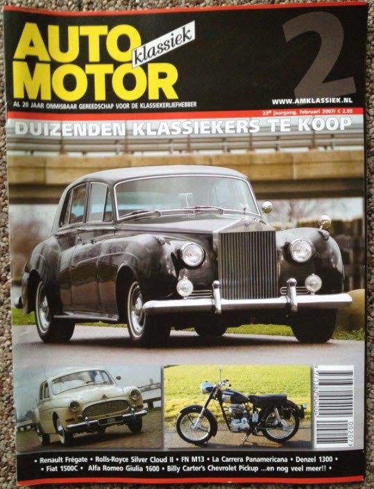 AMK: Rolls-Royce Silver Cloud, Denzel 1300, Renault Fregate, Ophalen of Verzenden, Zo goed als nieuw, Algemeen