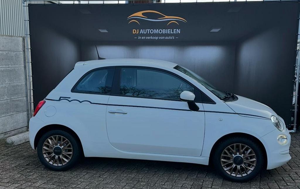 Fiat 500 automaat, Auto's, Stof, 913 kg, Wit, Bedrijf