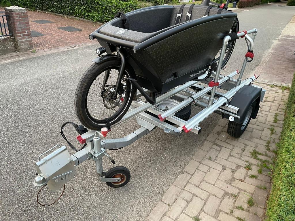 Bakfiets-aanhanger te huur! Urban Arrow, Lovens, Johnny Loco, Ophalen of Verzenden, Zo goed als nieuw