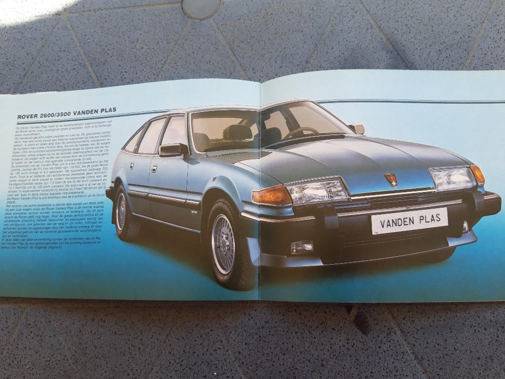 folder Rover SD serie ( Vanden Plas omslag ) code EO 130, Ophalen of Verzenden, Zo goed als nieuw, Overige merken, Austin Rover Leyland