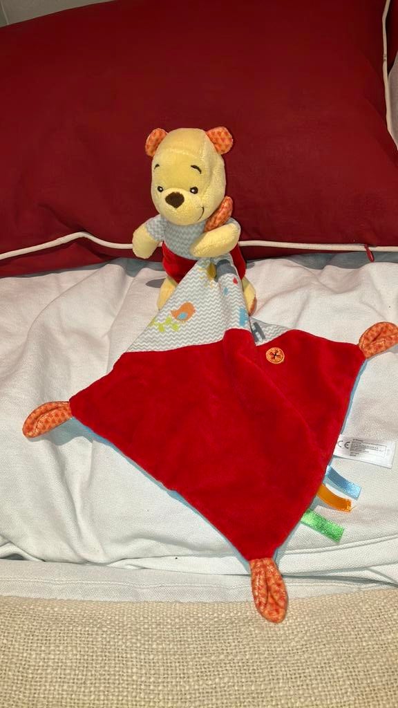 Nicotoy beer winnie the pooh knuffeldoekje, Ophalen of Verzenden, Gebruikt, Beer
