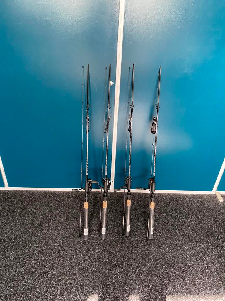 Saenger micro spin 2,10m 0-12gr Combo’s (op=op), Watersport en Boten, Hengelsport | Roofvissen, Nieuw, Complete set, Ophalen