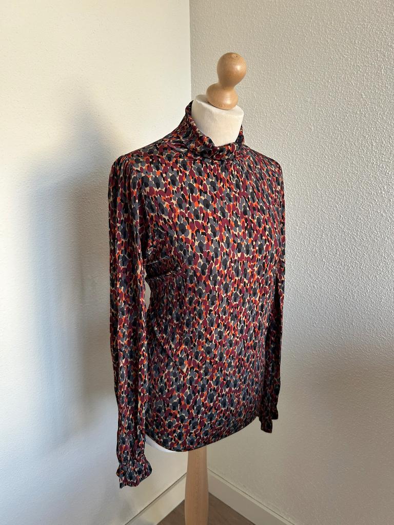 Fabienne Chapot maat XL Billy top rolkraag col 2954, Paars, Maat 46/48 (XL) of groter, Ophalen of Verzenden, Zo goed als nieuw