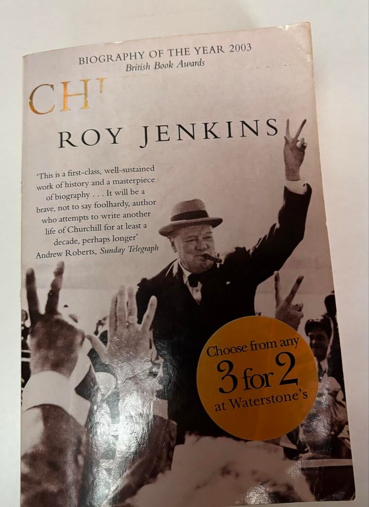 Churchill Biografie door Roy Jenkins, Ophalen of Verzenden, Zo goed als nieuw, Politiek