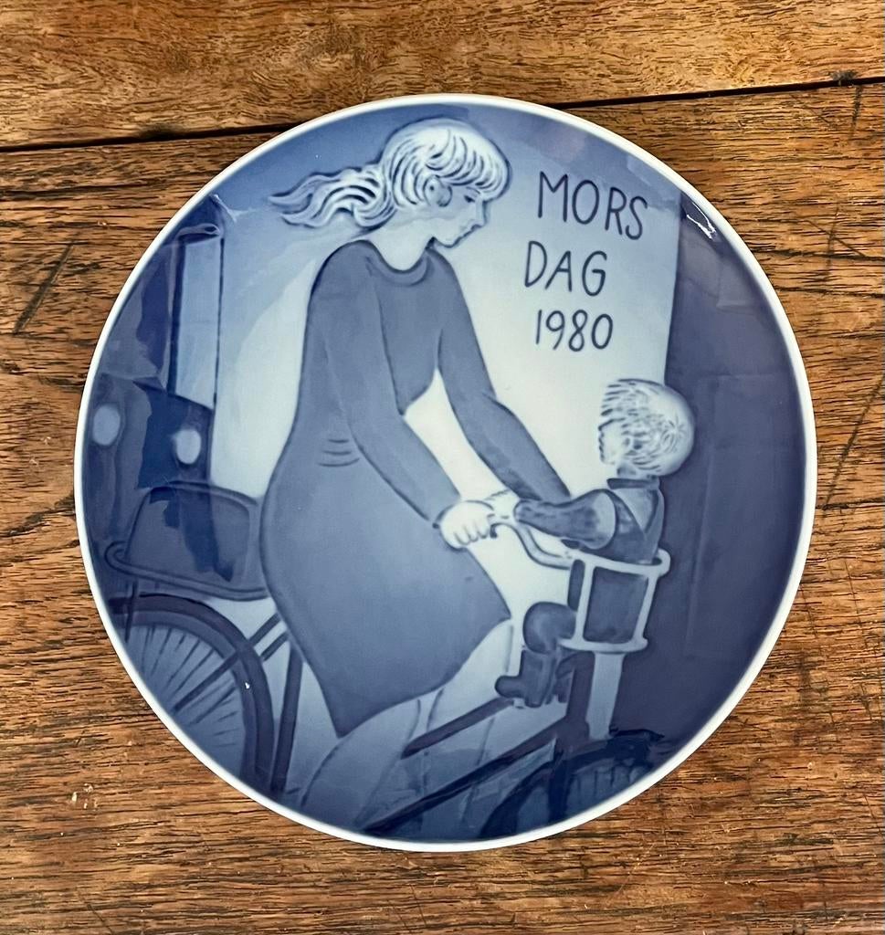 Wandbord Mors dag (Moederdag) 1980 Royal Copenhagen Denmark, Ophalen of Verzenden, Zo goed als nieuw