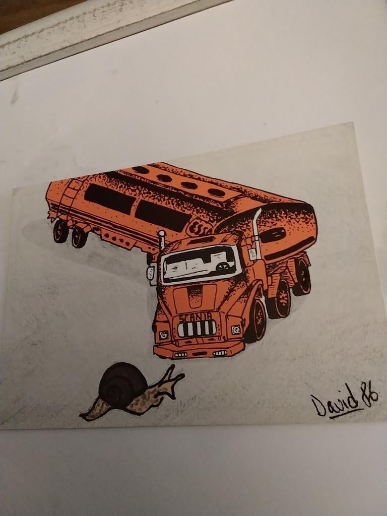 DAVID DELLA PIETRA.  LES GENS DE LA ROUTE, Ophalen of Verzenden, Sterren en Beroemdheden