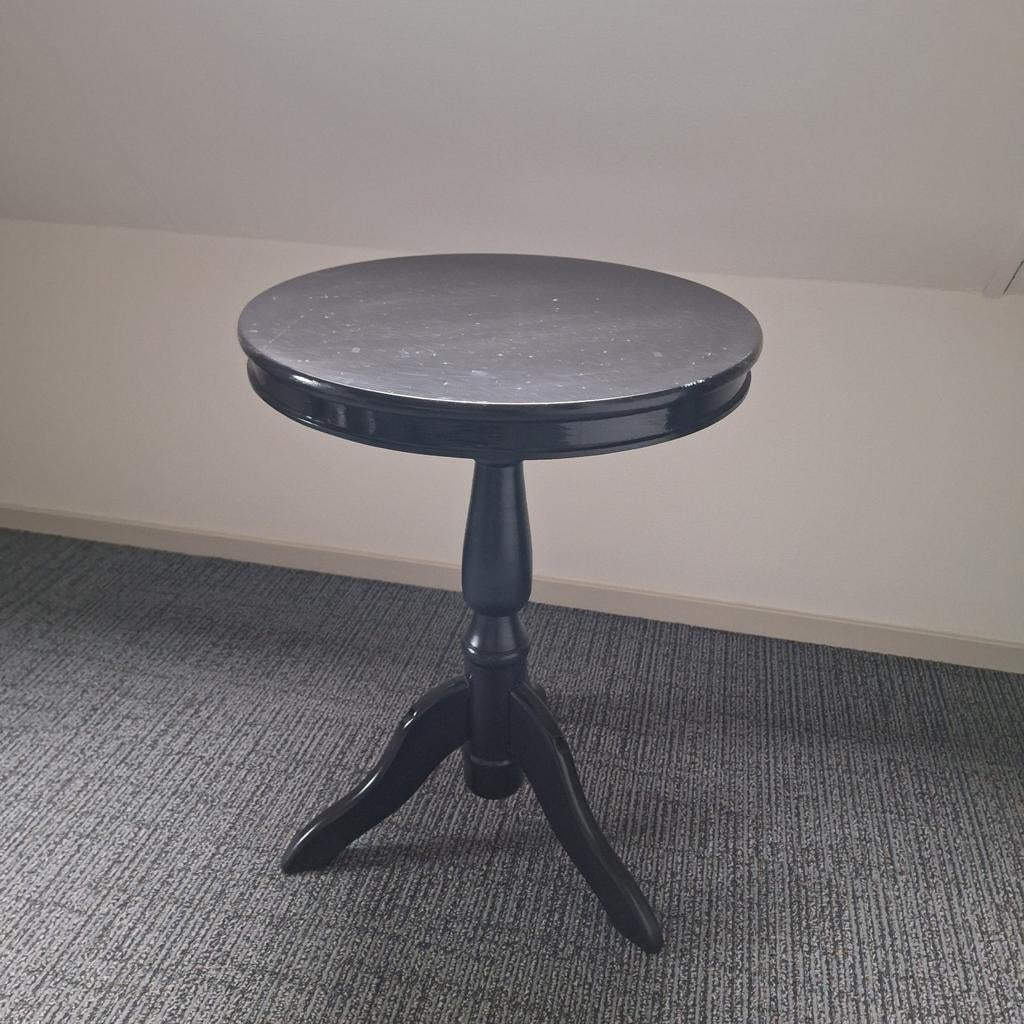 Wijntafel dia 50cm zwart, Ophalen of Verzenden