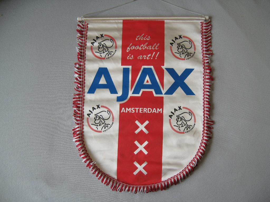 Ajax vaantje voor de echte verzamelaar, Ophalen of Verzenden, Gebruikt, Ajax, Vaantje of Sjaal