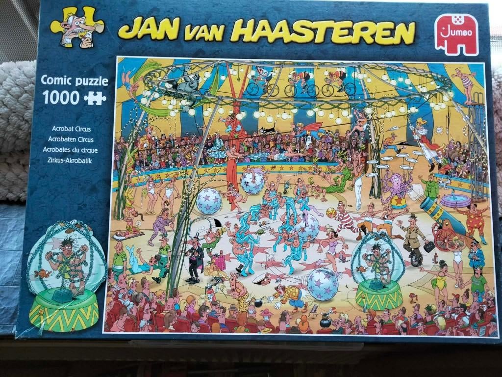 Jan Van Haasteren circus, Ophalen, 500 t/m 1500 stukjes, Zo goed als nieuw, Legpuzzel