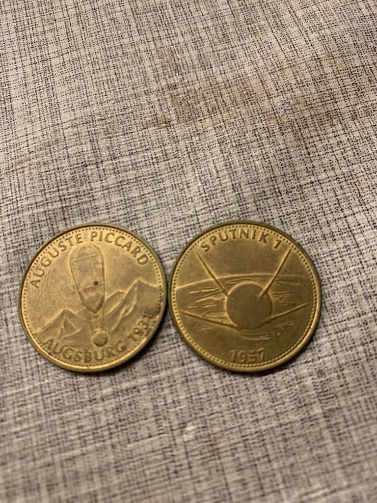 Shell ruimtemunten, Ophalen of Verzenden