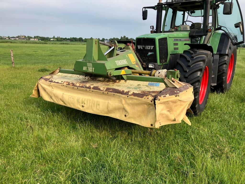 Krone frontmaaier, Ophalen, Weidebouw