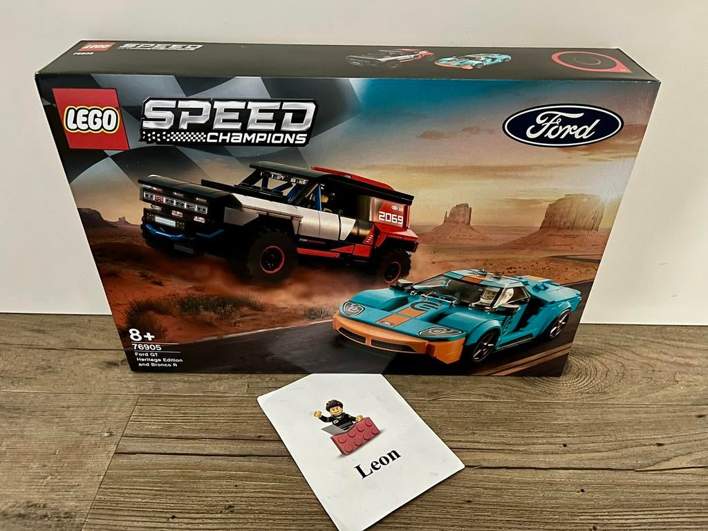 Lego Speed Champions 76905 Ford GT Heritage Edition & Bronco, Ophalen of Verzenden, Nieuw, Complete set, Lego
