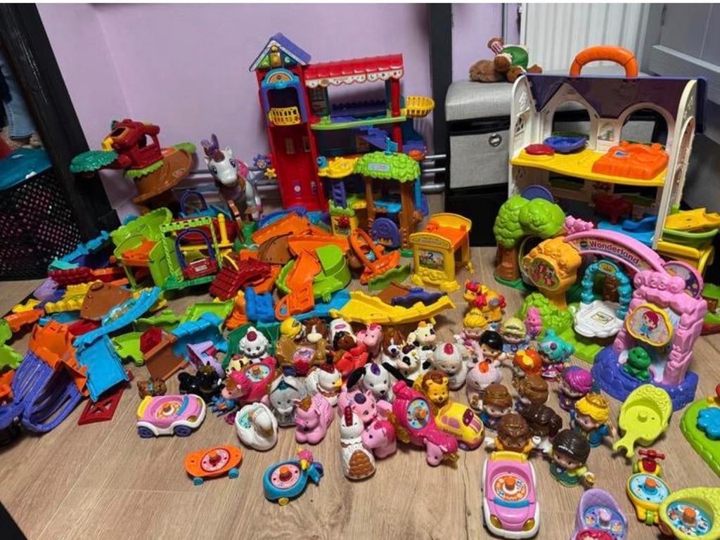 Groot VTech Zoef Zoef Dieren, vrolijke vriendjes enz., Ophalen of Verzenden, Gebruikt, 2 tot 4 jaar