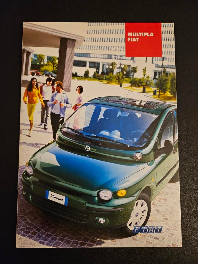 Brochure Fiat Multipla 2002, Ophalen of Verzenden, Zo goed als nieuw, Overige merken