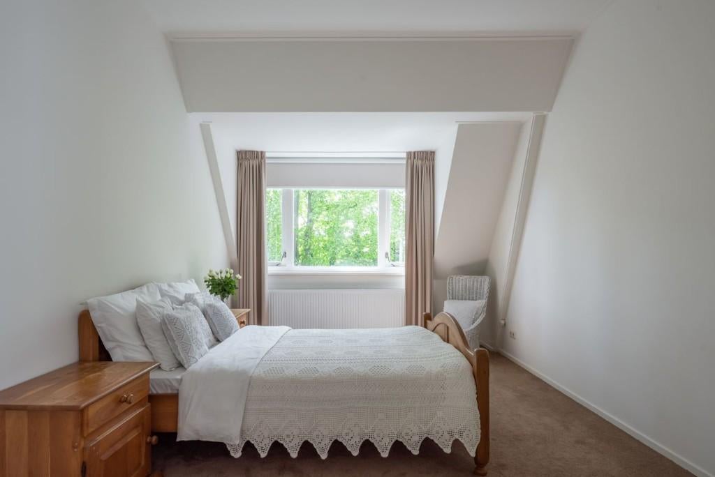 Houten twijfelaar bed, Ophalen, Gebruikt, Wit, Hout