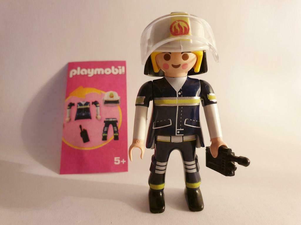 Playmobil Brandweer vrouw met helm en portofoon, Ophalen of Verzenden, Nieuw, Los playmobil