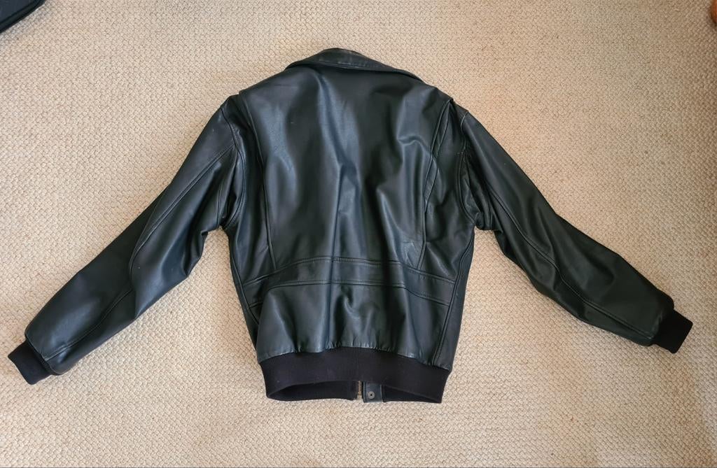 79 Squadron pilotenjack, originele, leer,
zwart, L, Maat 52/54 (L), Zwart, Ophalen of Verzenden, Squadron flying jacket