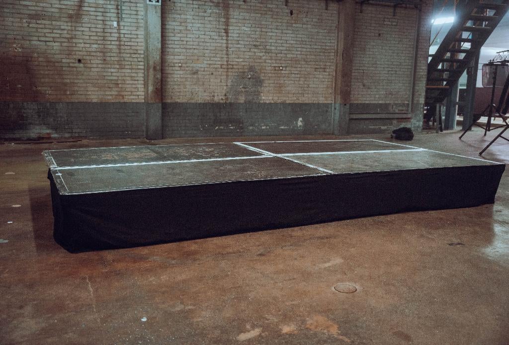 Podium huren, Hobby en Vrije tijd, Feestartikelen | Verhuur, Ophalen, Zo goed als nieuw, Overige