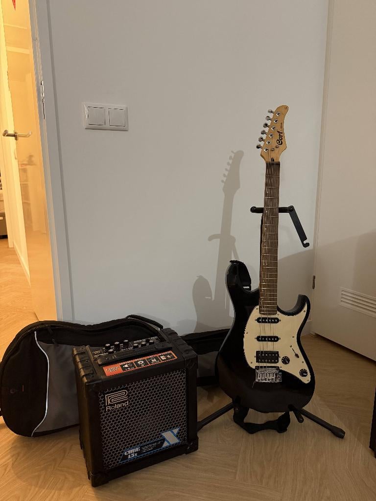 Cort G200 elektrische gitaar - met of zonder versterker, Muziek en Instrumenten, Snaarinstrumenten | Gitaren | Elektrisch, Gebruikt