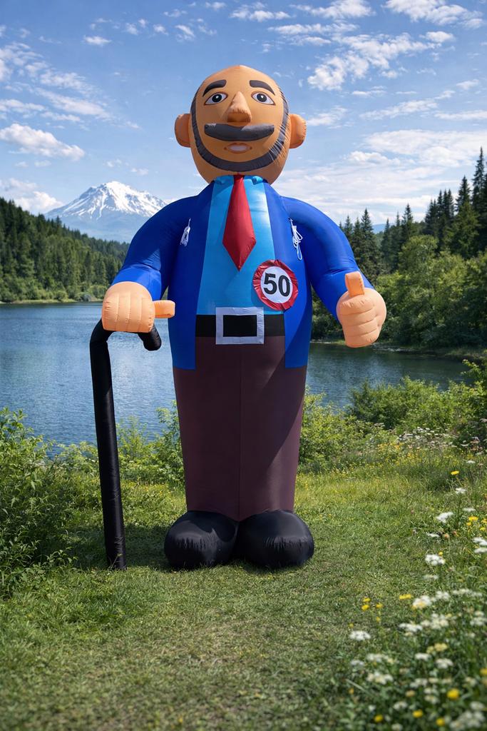 Abraham Pop te Huur - pop Joop, Ophalen of Verzenden, Nieuw, Feestartikel, Abraham of Sarah