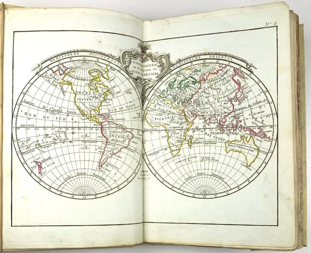 Petit Atlas Moderne 1793 Delamarche 28 kaarten, Ophalen of Verzenden