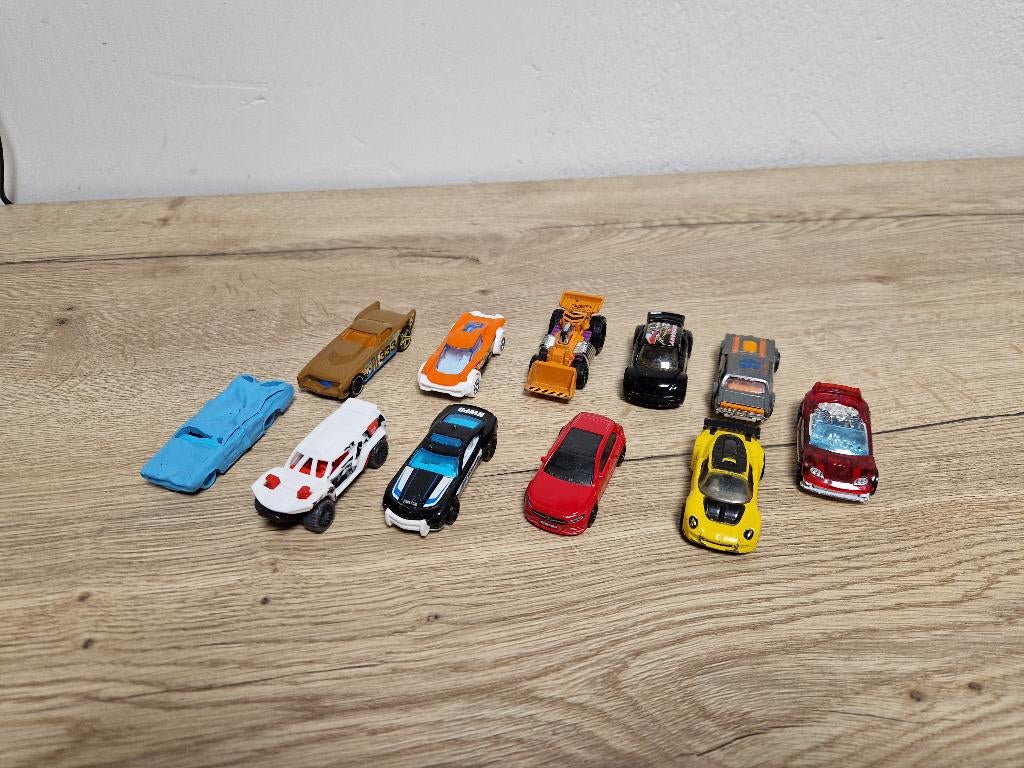 Bundel Hotwheel autootjes 11 stuks, -, -, Ophalen of Verzenden, Zo goed als nieuw