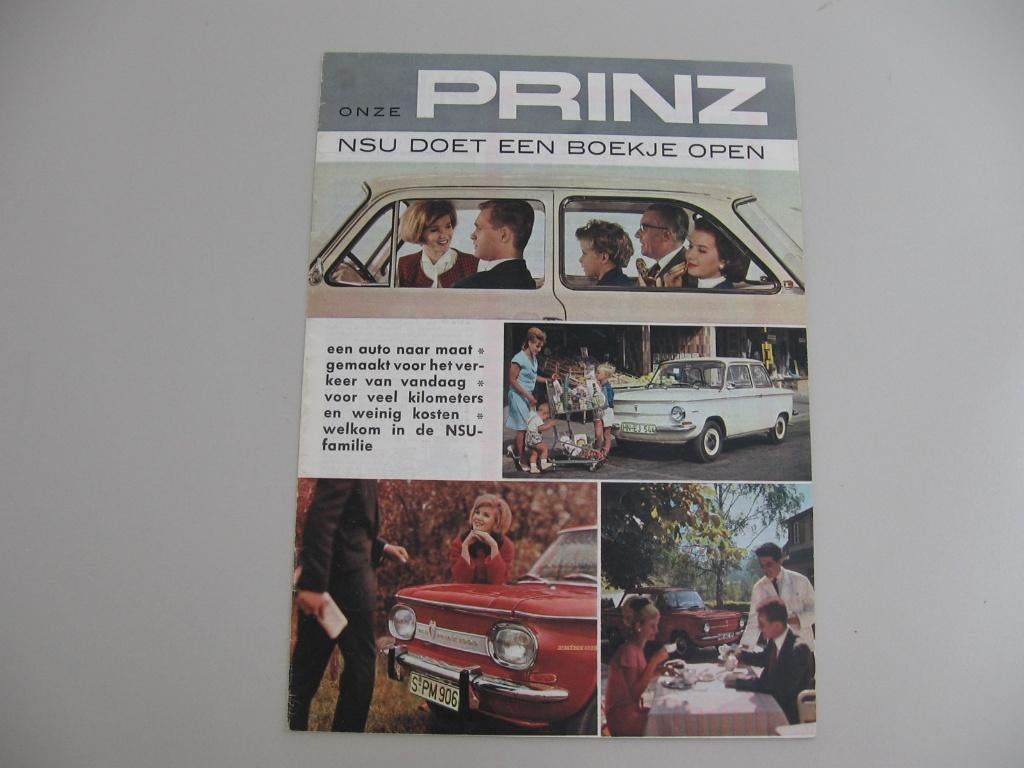 NSU 034 Onze Prinz, NSU doet een boekje open, folder, Ophalen of Verzenden, Zo goed als nieuw, Overige merken