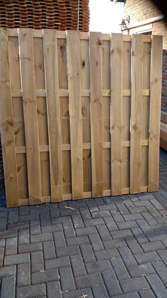 Vuren tuinschermen, Tuin en Terras, Schuttingen, Nieuw, Hout, 1 tot 2 meter, Minder dan 3 meter, Ophalen
