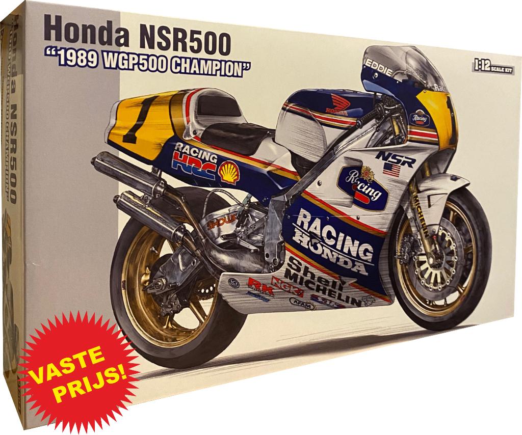 Honda NSR500 „1989 WGP500 Champion“ (Hasegawa 21504) 1/12, Overige merken, Nieuw, Ophalen of Verzenden, Groter dan 1:32