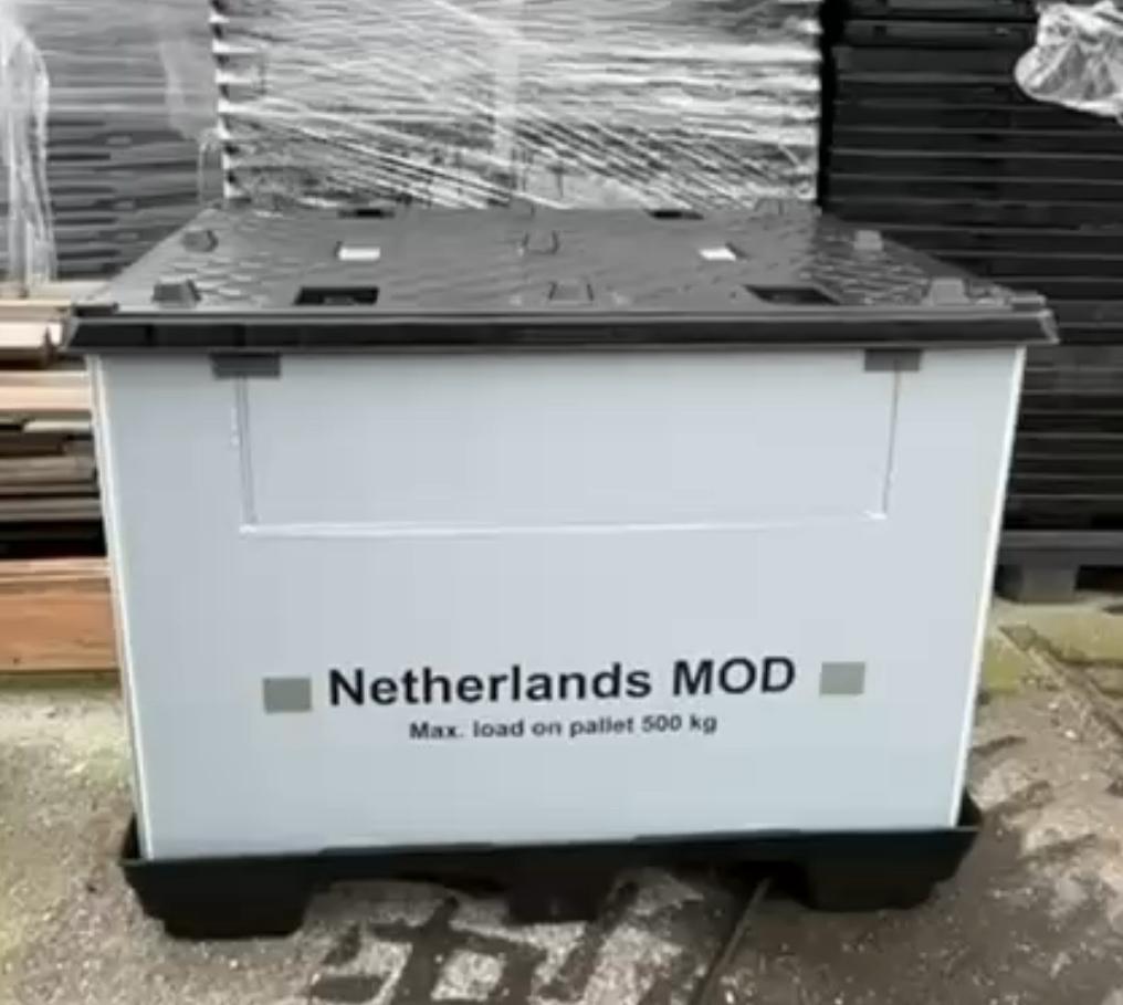 UniPacs opvouwbare opslagpallets, Ophalen, 60 cm of meer, Minder dan 35 cm, Zo goed als nieuw