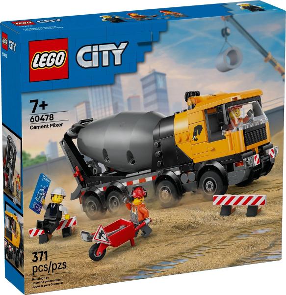 Lego City set 60478 Cementwagen, Kinderen en Baby's, Speelgoed | Duplo en Lego, Nieuw, Lego, Complete set, Ophalen of Verzenden