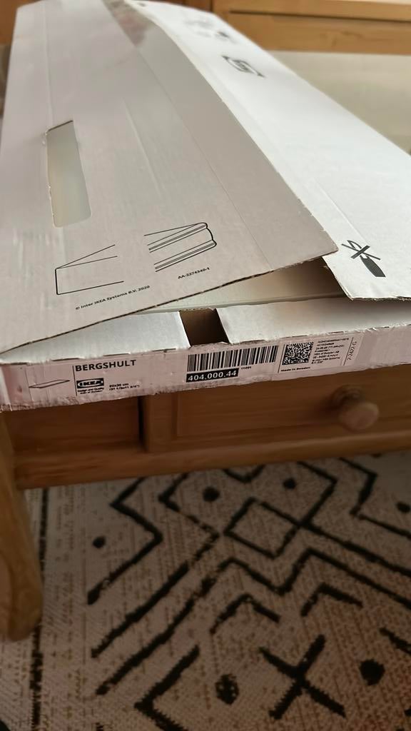 BERGSHULT Plank, wit, 80x30 cm nieuw!, Ophalen of Verzenden, Nieuw