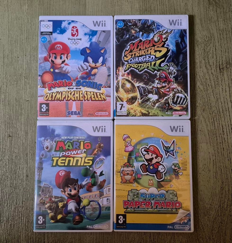 Super Mario spellen voor de Wii, Gebruikt, Ophalen of Verzenden, Sport, 3 spelers of meer