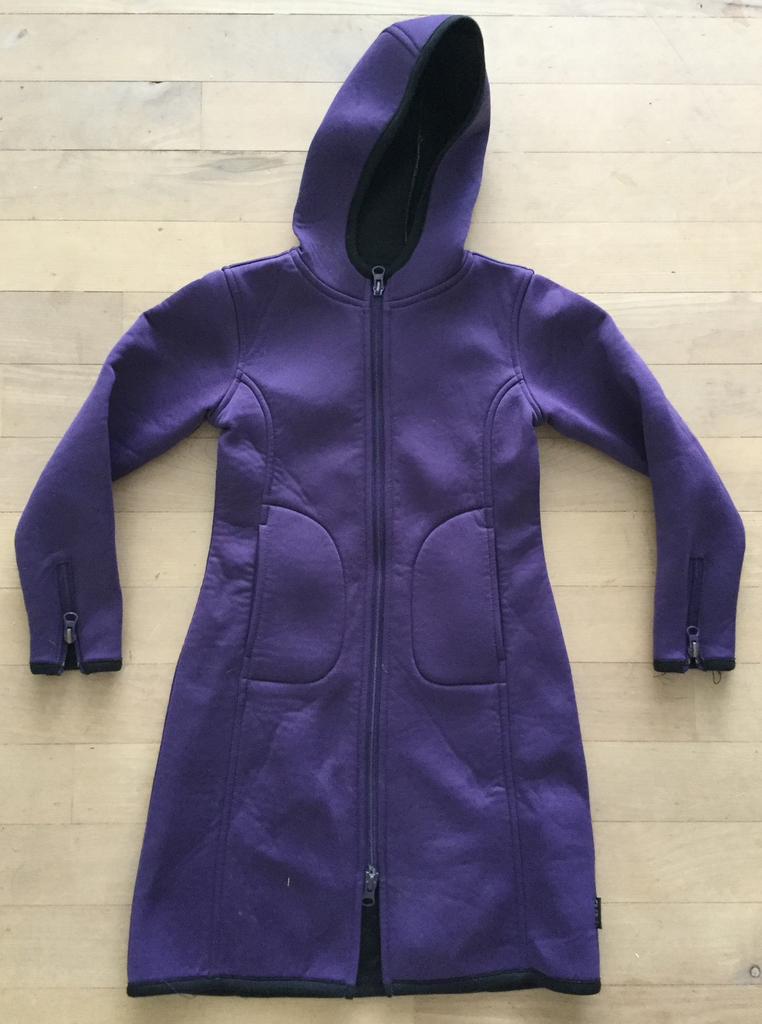 Coolcat design meisjes lange jas soft shell paars 110 / 116, Ophalen of Verzenden, Meisje, Jas