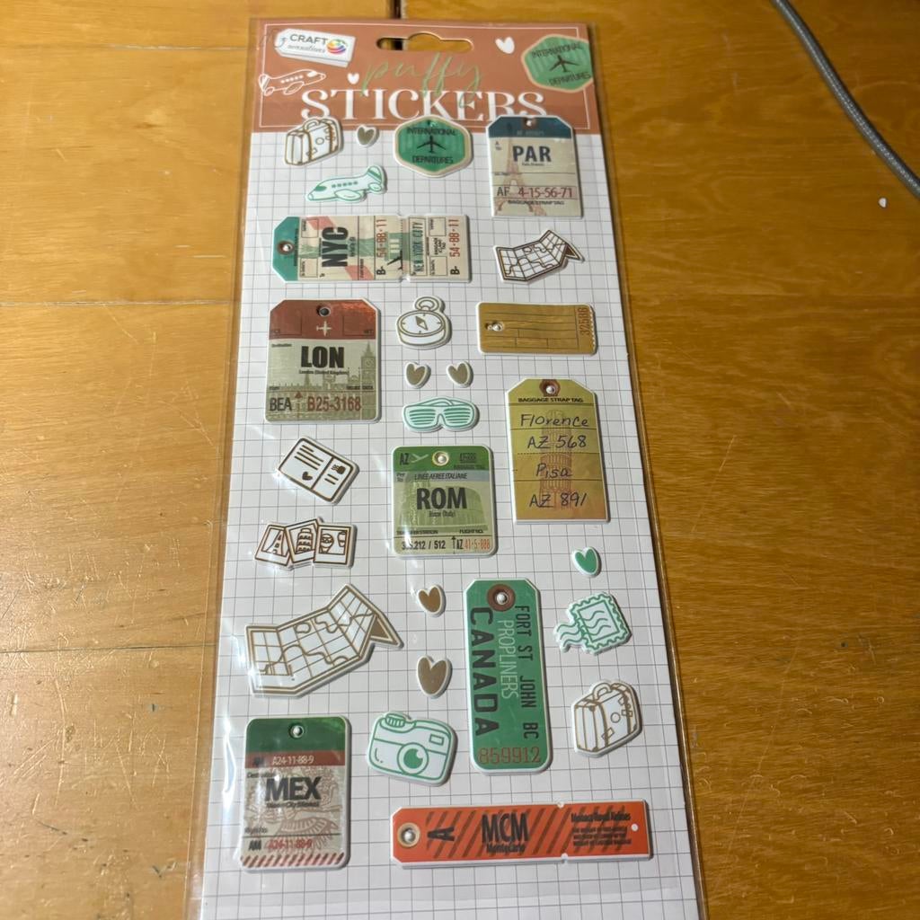 Foam stickers, Ophalen of Verzenden, Zo goed als nieuw, Versiering of Embellishment