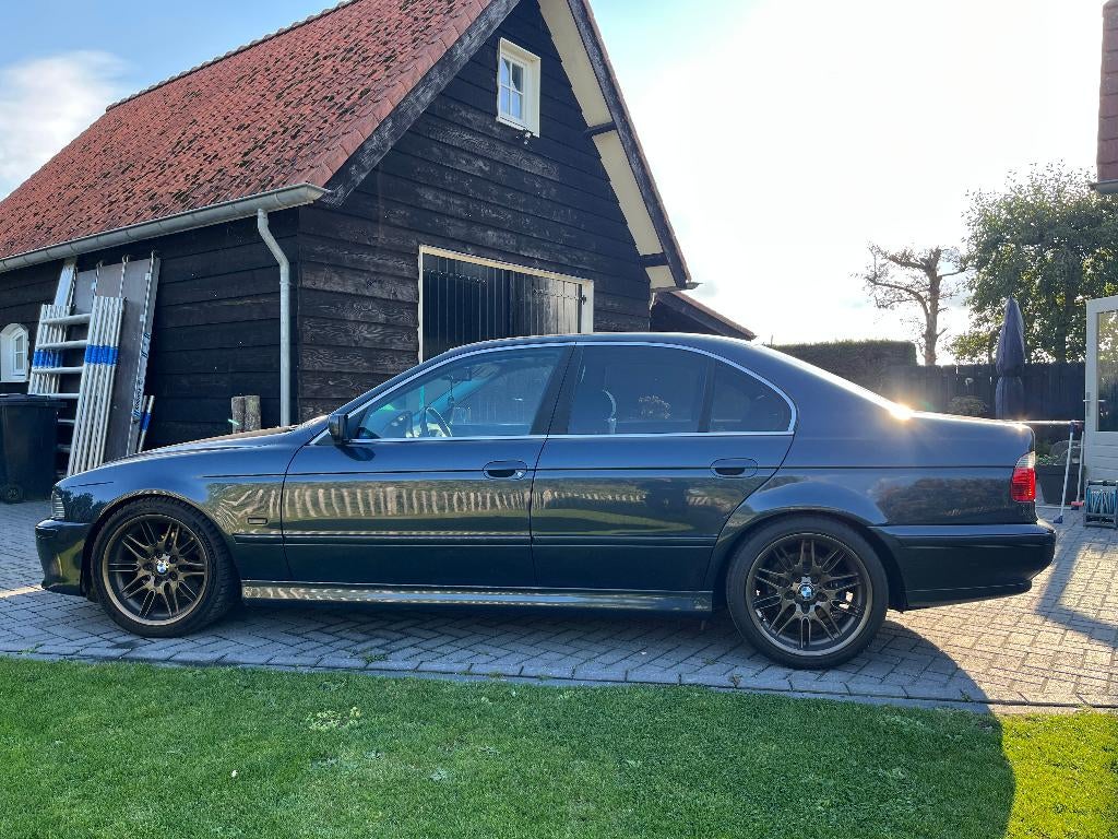 BMW 520i E39 M-sport 2001, Auto's, Automaat, Blauw, Particulier, Blauw
