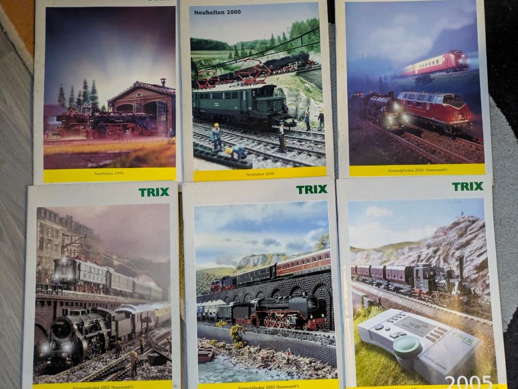 Trix diverse Neuheiten folders, Gelijkstroom, Trix, Zo goed als nieuw, Boek, Tijdschrift of Catalogus