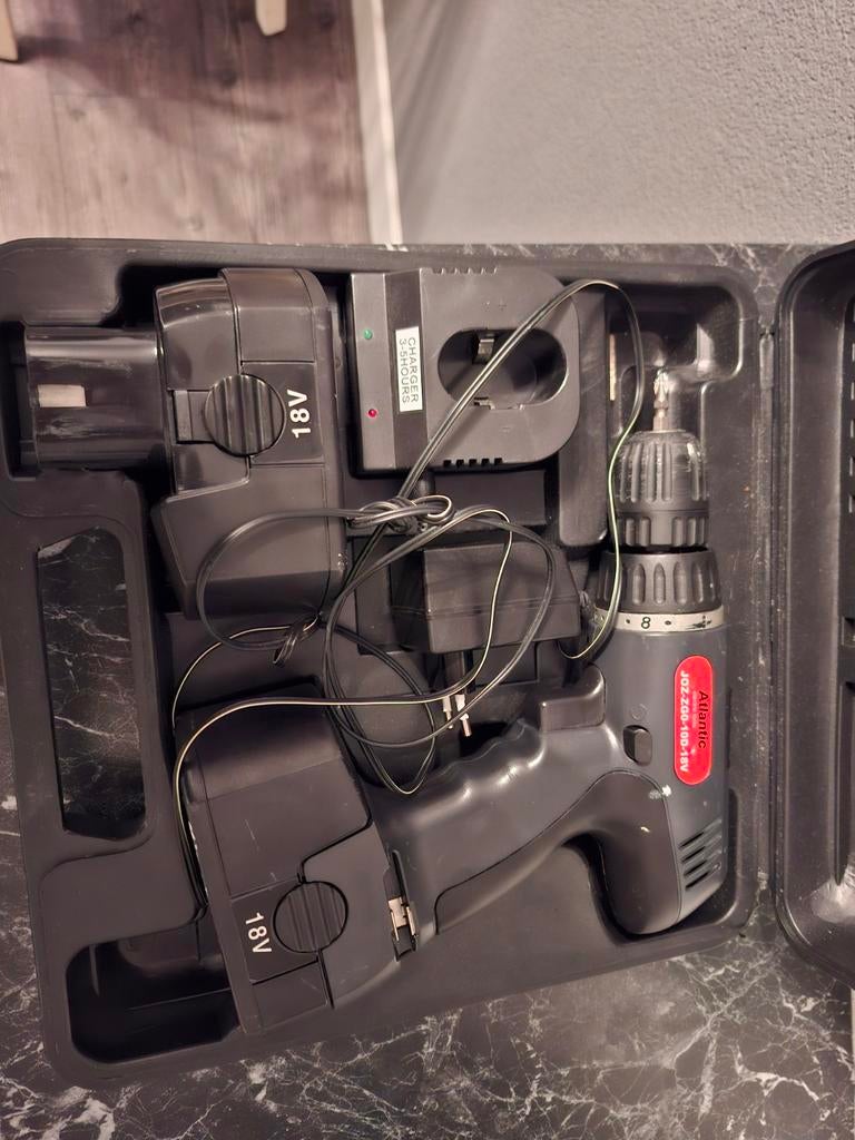 Atlantic Schroefmachine - Gebruikt, Gebruikt, Variabele snelheid, Ophalen of Verzenden, Boor- en Schroefmachine