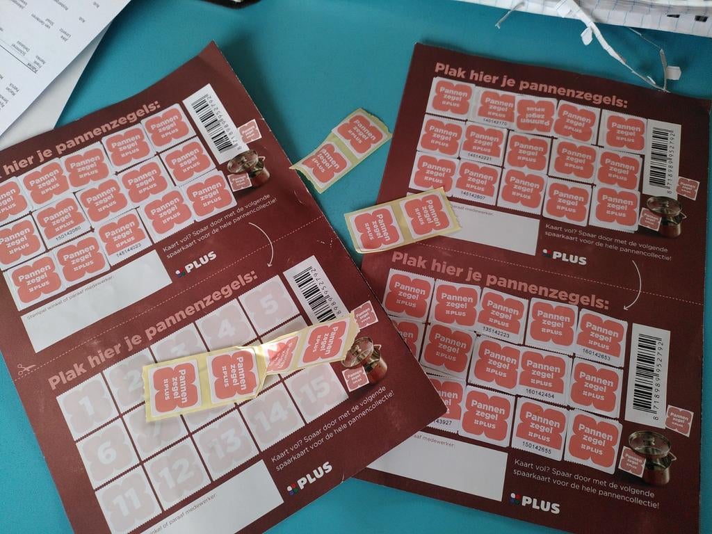 Plus pannenzegels 54 stuks, Plus, Ophalen of Verzenden