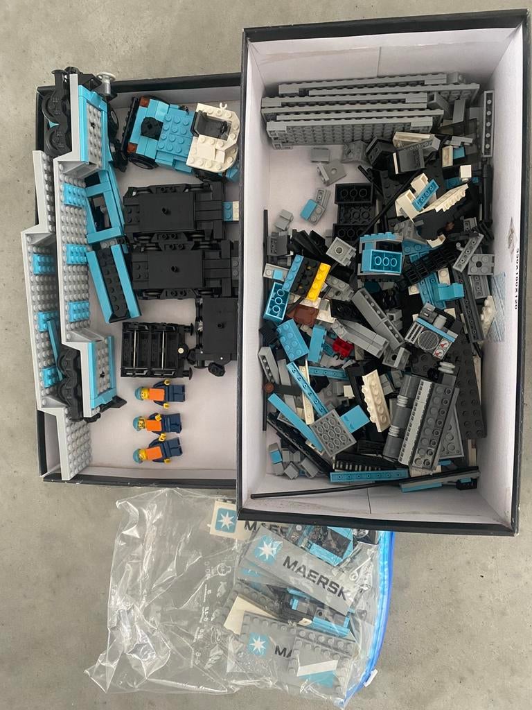 Lego Maersk container train 10219, Ophalen of Verzenden, Zo goed als nieuw, Complete set, Lego